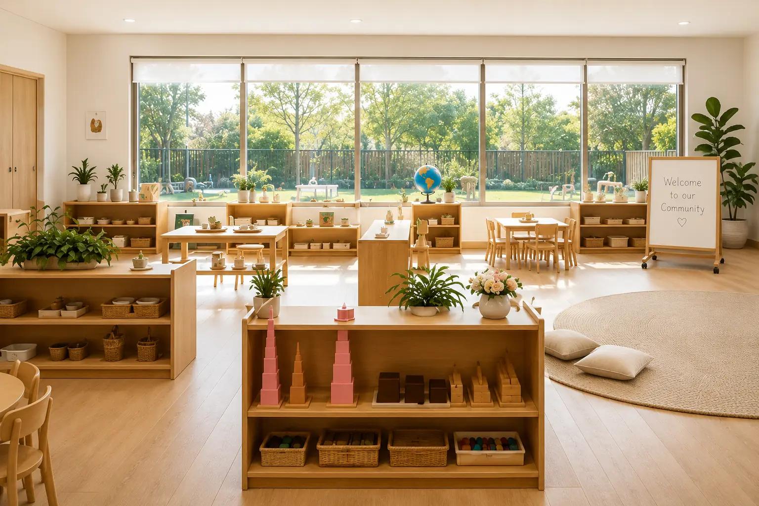Concept rendering of Together We Grow Montessori classroom