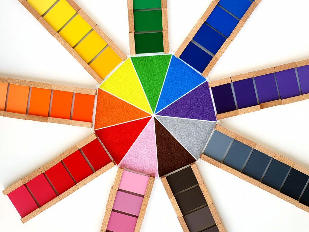 Montessori Colour Tablets material